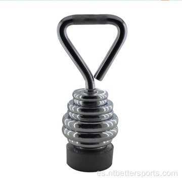 Pesos ajustables en efectivo Manejo de hierro Kettlebell Grip